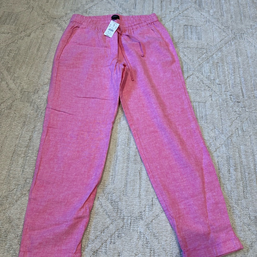 J Crew - Pink Drawstring Pants